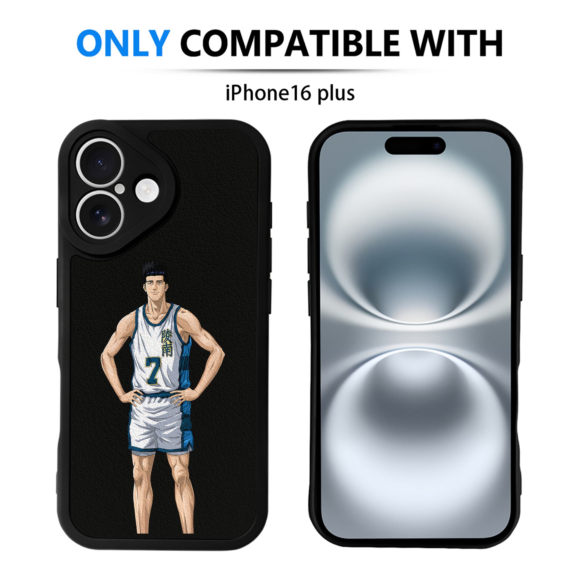 （画像用） SLAM DUNK／スラムダンク 【iPhone 16シリーズ対応】シリコンスマホケース（レザー調） 材質：シリコン